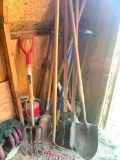 Corner Lot in the Shed of Yard Tools