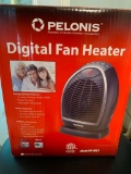 Pelonis Digital Fan Heater 120V AC, 12.5 AMP - As Pictured