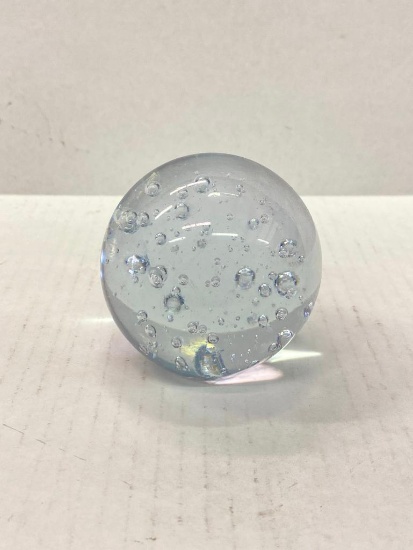 Glass Paperweight. This is 3" Tall - As Pictured