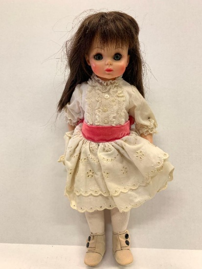 Vintage Doll w/Moving Eyelids. This is 12.5" Tall - As Pictured