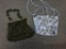2 Beaded Bags. One is a Cross Body & One is a Small Clutch - As Pictured