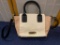 Tan Handbag w/Rose Applique Detail by Betsey Johnson - As Pictured