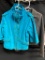 2 Ladies Suede Leather Jackets Size M. The Gray Jacket is by Levi - As Pictured