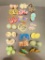 12 Pair of Woman's Vintage Clip -On Earrings. - As Pictured