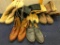 6 Pair Lot of Various Gently Used Ladies Winter Boots/Shoes. Mostly Size 8.5-9.- As Pictured
