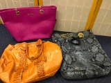 3 Piece Lot of Handbags - As Pictured