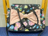 Large Betsey Johnson Handbag. This has Some Discoloration on the Front of Bag - As Pictured
