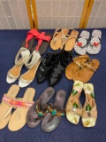 Large Lot of Misc Ladies Shoes Size 8.5-9. These are Used - As Pictured