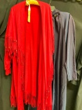 2 Long Ladies Coats Size M - As Pictured