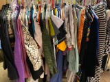 Entire Rack (one side) of Various Ladies Clothing Sizes from S-L - As Pictured