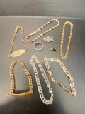 Misc Lot of Costume Jewelry Incl. 6 Bracelets, a Ring & More - As Pictured