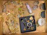 Misc Lot of Men's Tie Tacks, Cuff Links & More - As Pictured