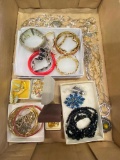 Misc Lot of Costume Jewelry Incl. Bracelets, Necklaces, & More - As Pictured