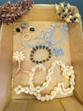 Misc Lot of Costume Jewelry Necklaces, Brooches & More - As Pictured