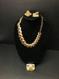 Misc Lot Incl Trifari Necklace & Napier Earrings New w/Tags - As Pictured