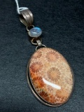 925 Sterling Silver Pendant Weight 21 gm - As Pictured
