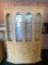 2 Piece Wood China Hutch w/Glass Shelves. This is 75