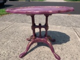 Small Wood Hand Painted Coffee/Side Table. This is 20