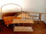 3 Piece Lot Incl. 2 Shelves & Basket. The Basket is 21