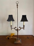 Contemporary, Metal Lamp with Mini Shades and No Larger Shade, Lamp is 30