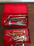 Small Tool Box with Miniature Tools as Pictured