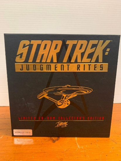 Star Trek Judgement Rites Collectors Edition Game #52362 of 75000 New in Box - As Pictured