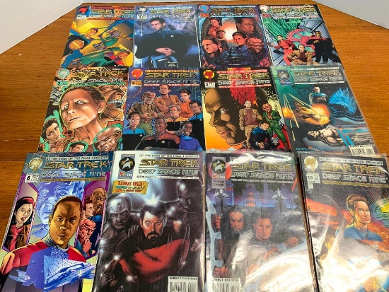 Lot of 12 Star Trek Deep Space Nine Malibu Comics - As Pictured