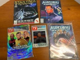 Group of 4 Star Trek Magazines & TV Guide - As Pictured