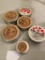 Adorable 6 Piece Lot of Miniature Cookie/Pie Cutters - As Pictured