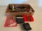 Misc Lot Incl. Drill Bits, Mallot, Socket Wrench, Crow Bar & More - As Pictured