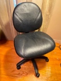 Black Rolling Office Chair - As Pictured