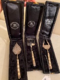 3 Piece International Silver Co Serving Set - As Pictured