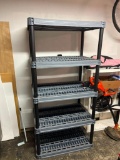 Large 5 Shelf Heavy Duty Plastic Rack. This is 75