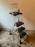 3' Metal Ladder. Has Screw Missing - As Pictured
