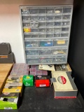 Misc Tool Lot Incl. Nails, Screws & Multi Drawer Organizer - As Pictured