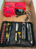 Misc Bicycle Lot Incl. Small Tool Bag & Repair Tubes - As Pictured