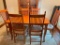 Dining Table w/Leaf & 6 Chairs Made in Canada. The Table is 30