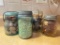 Set of 4 Vintage Glass jars - As Pictured
