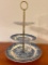 3 Tier Porcelain Dessert Stand - As Pictured