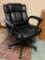 Black Vinyl Rolling Adjustable Office Chair. This is 35