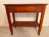 Wood Side Table w/Drawer. This is 29