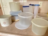 Misc Lot of Tupperware Containers & Cake Carriers - As Pictured