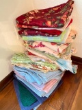 Misc Lot of Placemats, Table Cloths & More - As Pictured