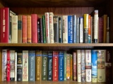 2 Office Shelf Lot of Books - As Pictured