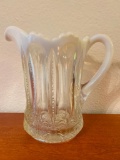 Pressed Glass Pitcher. This is 8.5