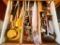2 Drawer Kitchen Lot of Utensils - As Pictured
