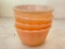 Set of 4 Fire King Condiment Bowls - As Pictured