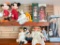 Large Lot of Dolls, Mickey & Minnie Dolls & More - As Pictured