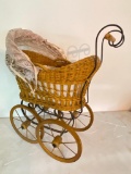 Wicker Baby Doll Carriage. This is 20