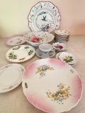 Misc Lot of Porcelain Dishes, Bowls & Cup - As Pictured